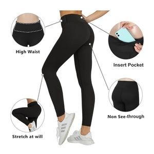 July's Song Black Workout Leggings * Medium